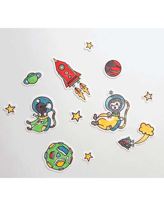 Tiger Tribe Movable Wall Art Space Animals BER-376027