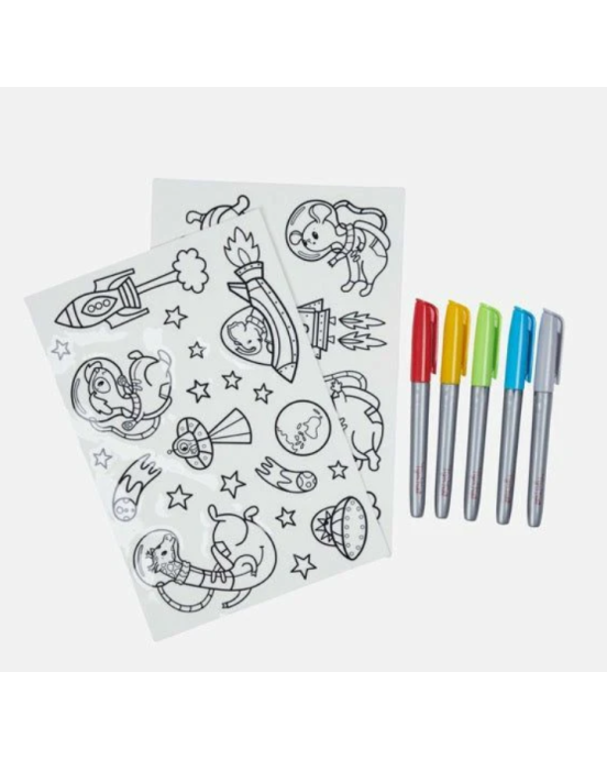 Tiger Tribe Movable Wall Art Space Animals BER-376027