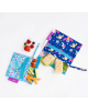 Tidy Tot Σετ Τσαντάκια Φαγητού Snack & Doodle Seaside/Owls SNDOW (2 τεμάχια)