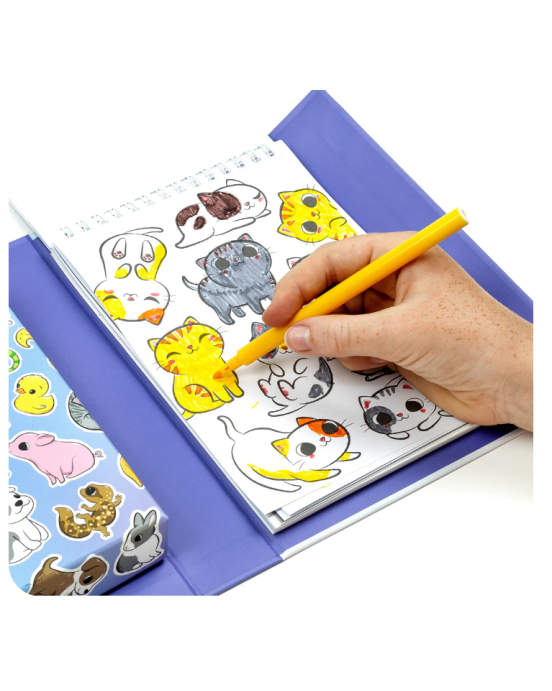 Tiger Tribe Colouring Set - Baby Animals BER-3760281