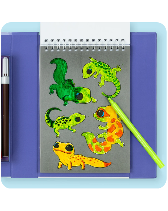 Tiger Tribe Colouring Set - Baby Animals BER-3760281