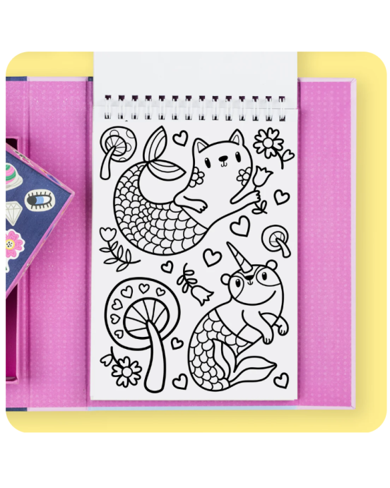 Tiger tribe Colouring Set - Magical Creatures BER-3760270