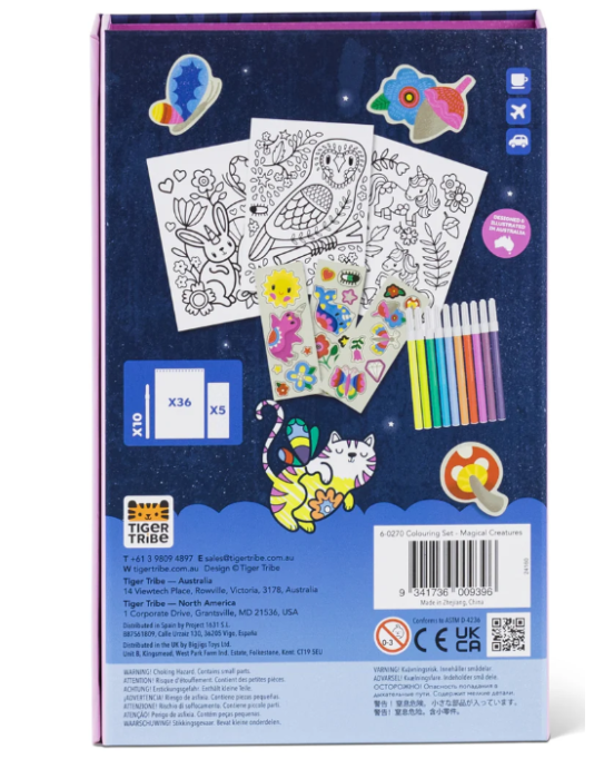 Tiger tribe Colouring Set - Magical Creatures BER-3760270