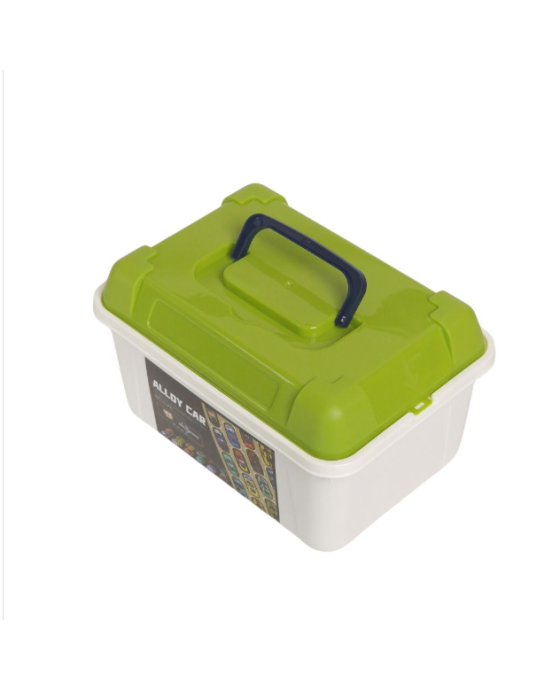 Tsironis Σετ 70 αυτοκινητάκια pull back σε κουτί αποθήκευσης 529403