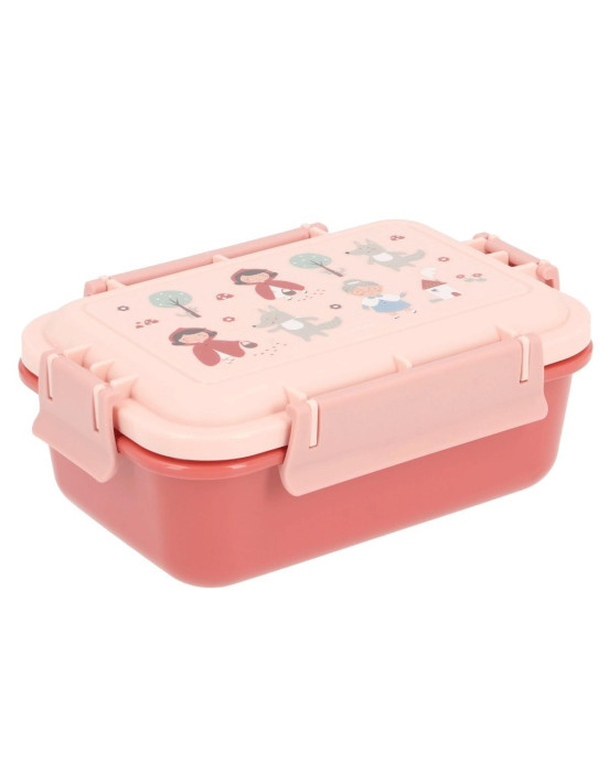 Tutete Μεγάλο Φαγητοδοχείο με Καπάκι Ασφαλείας Little Red 61-88805