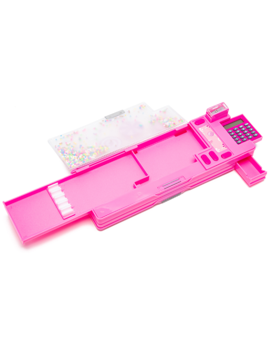 Yolo Retro Κασετίνα Πλαστική Με Κομπιουτεράκι PINK CANDY