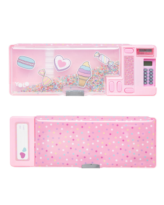 Yolo Retro Κασετίνα Πλαστική Με Κομπιουτεράκι Sweets  10101