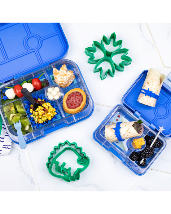 Yumbox Σετ κουπ πατ για σνακ Punch Cutter & Bento- Dino/Shark LP-21VB01C
