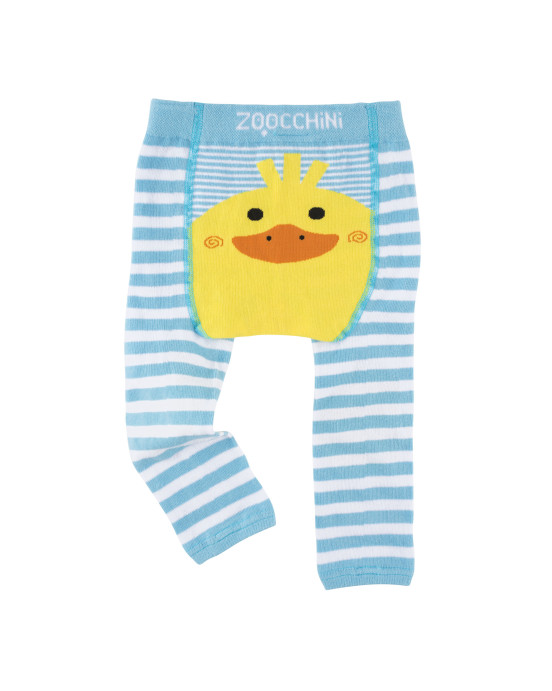 Zoocchini  Σετ Ρούχων για Μπουσούλισμα Grip+Easy Crawler Pants & Socks Set "Παπάκι" ZOO12503