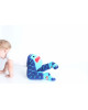 Zoocchini  Σετ Ρούχων για Μπουσούλισμα Grip+Easy Crawler Pants & Socks Set "Sherman the Shark" ZOO12501
