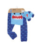 Zoocchini  Σετ Ρούχων για Μπουσούλισμα Grip+Easy Crawler Pants & Socks Set "Sherman the Shark" ZOO12501