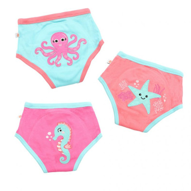 Zoocchini Εκπαιδευτικά Βρακάκια – Ocean Pals girls ZOO13012