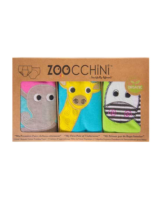 Zoocchini Εκπαιδευτικά Βρακάκια – Girls Safari Friends ZOO8002