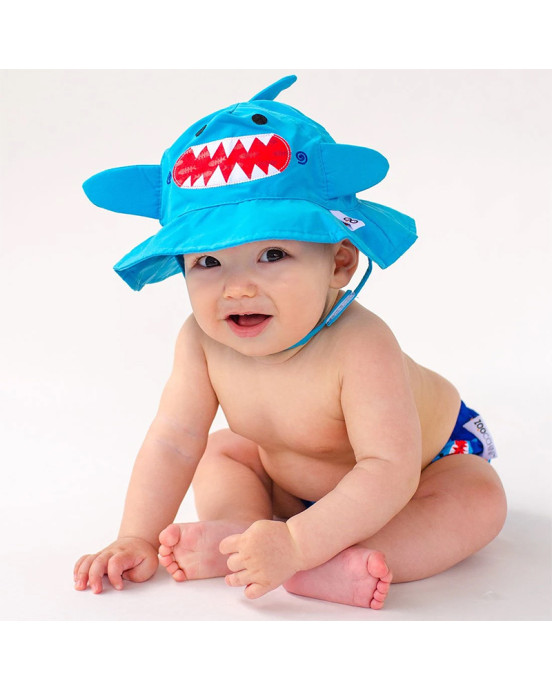 Zoocchini Σετ Μαγιό και Καπέλο UPF50+ Καρχαριάκι ZOO1705