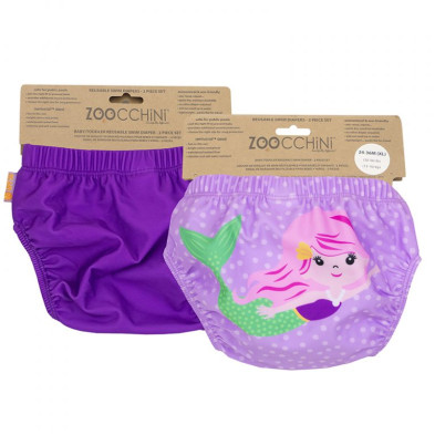 Zoocchini Μαγιό Πάνα (2pcs Σετ) Mermaid ZOO12113