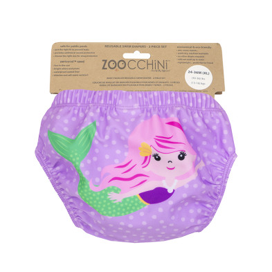 Zoocchini Μαγιό Πάνα (2pcs Σετ) Mermaid ZOO12113