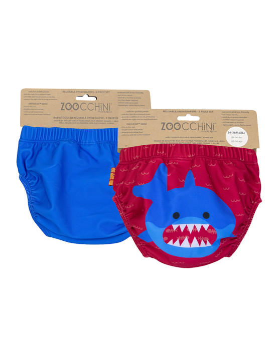 Zoocchini Μαγιό Πάνα (2pcs Σετ) – Shark  ZOO12112