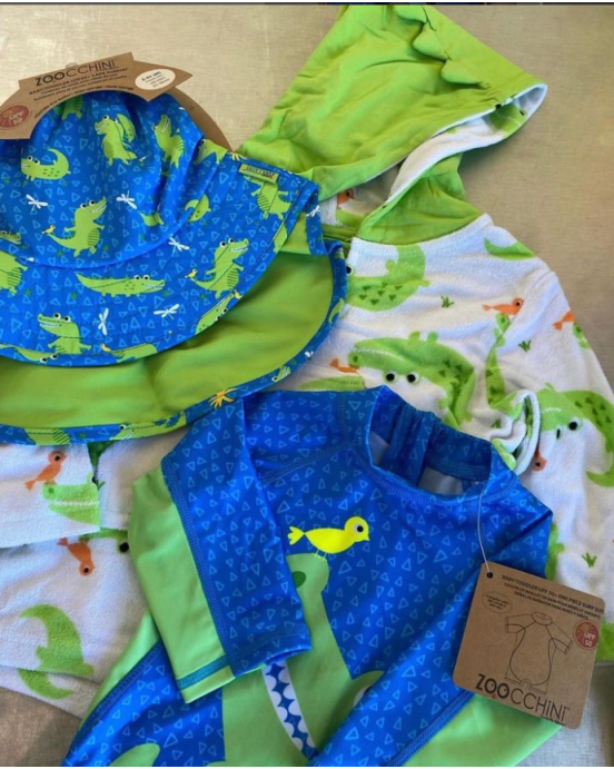 Zoocchini Cape Sunhat UPF50 Dinosaur ZOO15057