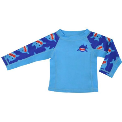Zoocchini Αντιηλιακό Μπλουζάκι UPF50+ Sherman the Shark ZOO12201