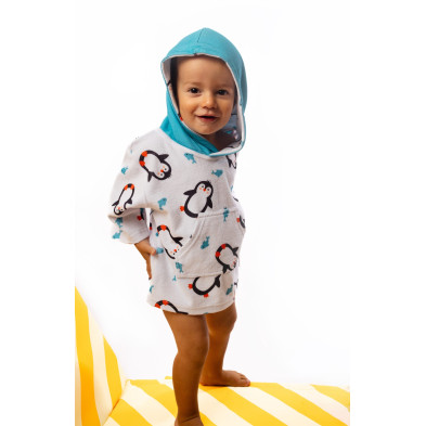 Zoocchini Swim Coverup UPF50+ Penguin 12-24 μηνών ZOO12313M/L