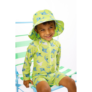 Zoocchini Cape Sunhat UPF50 Stingray ZOO15063