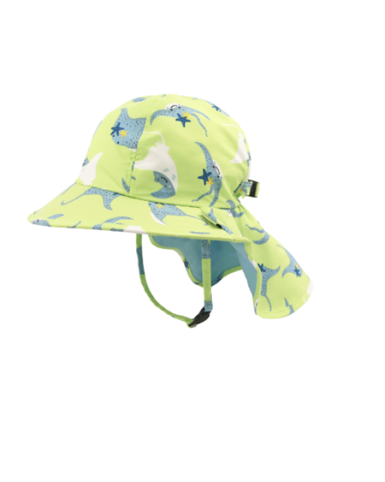 Zoocchini Cape Sunhat UPF50 Stingray ZOO15063