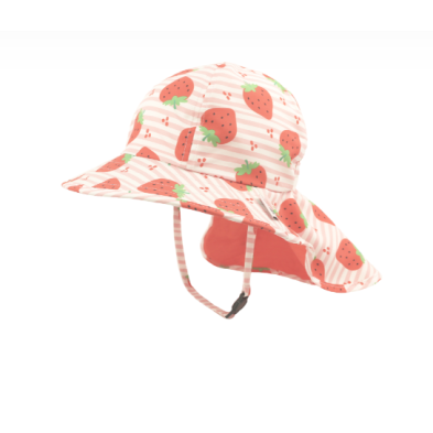 Zoocchini Cape Sunhat UPF50 Strawberry ZOO15061