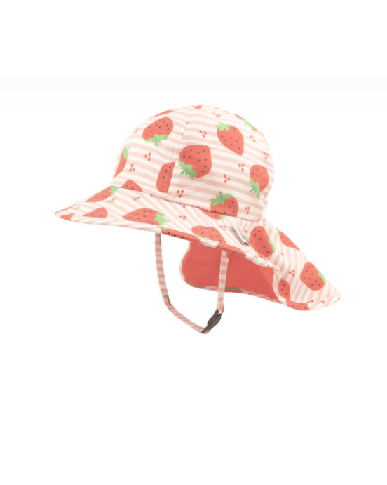 Zoocchini Cape Sunhat UPF50 Strawberry ZOO15061