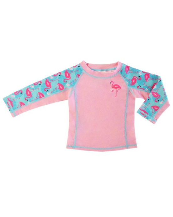 Zoocchini Αντιηλιακό Μπλουζάκι UPF50+ Franny the Flamingo ZOO12202