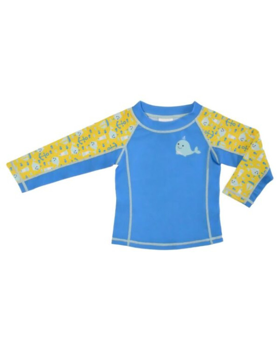 Zoocchini Αντιηλιακό Μπλουζάκι UPF50+ Willy the Whale ZOO12204