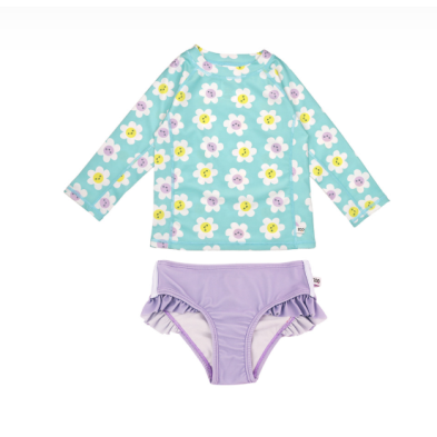 Zoocchini Σετ UV Μαγιώ και Μπλούζα Daisy ZOO16405