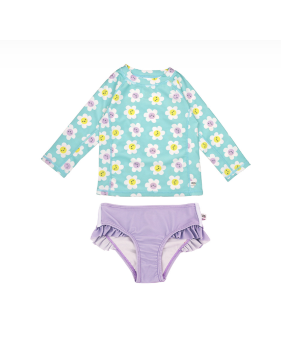 Zoocchini Σετ UV Μαγιώ και Μπλούζα Daisy ZOO16405