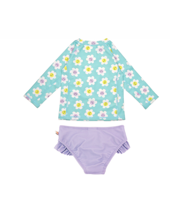 Zoocchini Σετ UV Μαγιώ και Μπλούζα Daisy ZOO16405