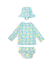 Zoocchini Σετ UV Μαγιώ Πάνα Bucket Καπέλο Μπλούζα Daisy ZOO16015