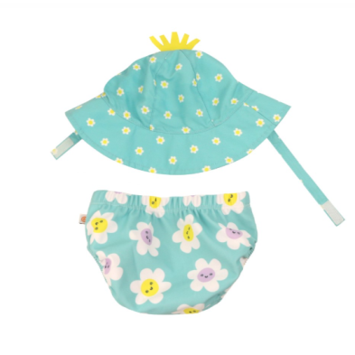 Zoocchini Σετ Μαγιό και Καπέλο UPF50+ Daisy ZOO12016