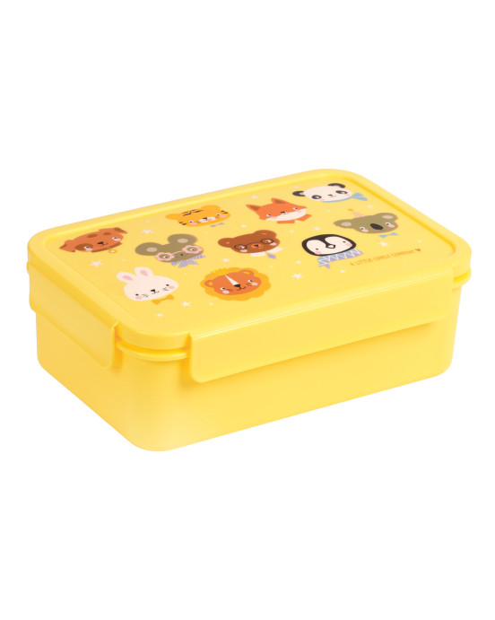 A little lovely company: Δοχείο φαγητού Bento με χωρίσματα- 1,2l- Animal Friends BBAFYE77