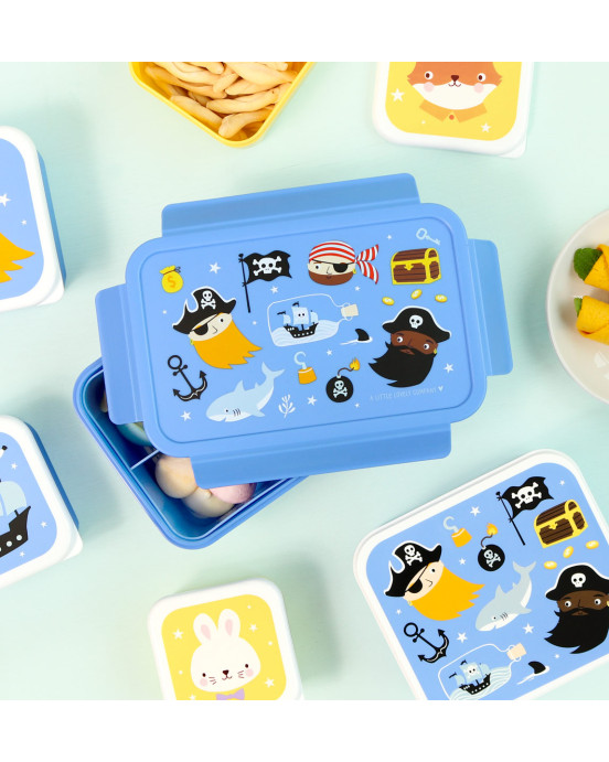A little lovely company: Δοχείο φαγητού Bento με χωρίσματα- 1,2 L-Pirates BBPIBU76