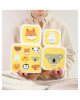 A little lovely company: Σετ 4 δοχεία φαγητού Lunch & Snack Box -Animal Friends SBSEAF81