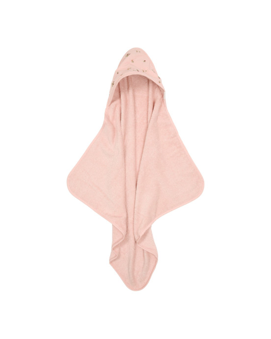 LITTLE DUTCH. Μπουρνουζοπετσέτα με κέντημα Blossom 75x75