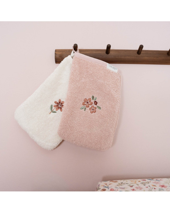 LITTLE DUTCH. Σετ 2 πανάκια μπάνιου με κέντημα Fairy Garden