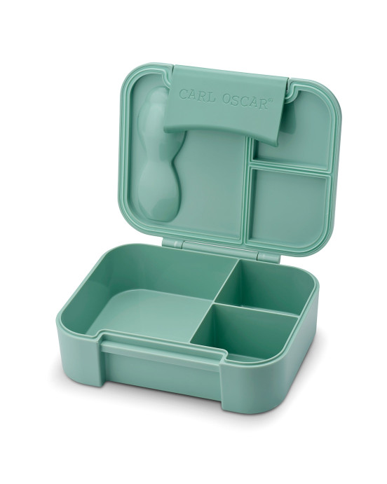 CARL OSCAR. Φαγητοδοχείο με χωρίσματα BentoBOX Καμήλα - Πράσινo