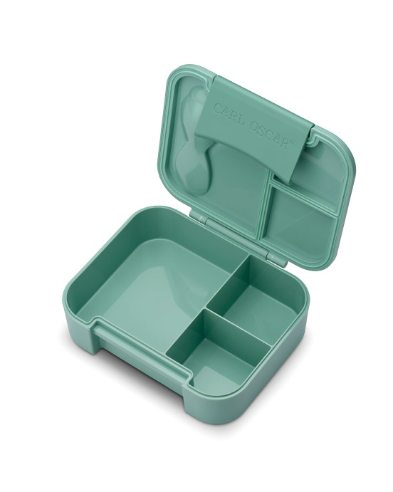 CARL OSCAR. Φαγητοδοχείο με χωρίσματα BentoBOX Καμήλα - Πράσινo