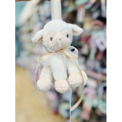 Lovelykids Λαμπάδα Υφασμάτινο κουκλάκι Προβατάκι Little Farm LOV8829