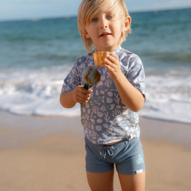 LITTLE DUTCH. Παιδικό μαγιό για αγόρια Ocean Blue - Νο 62/68