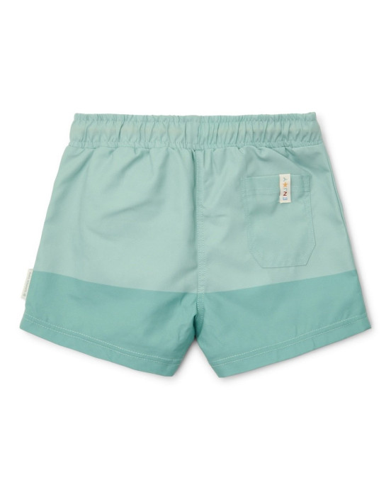 LITTLE DUTCH. Παιδικό μαγιό βερμούδα για αγόρια Seashells Surf Blue - Νο 86/92