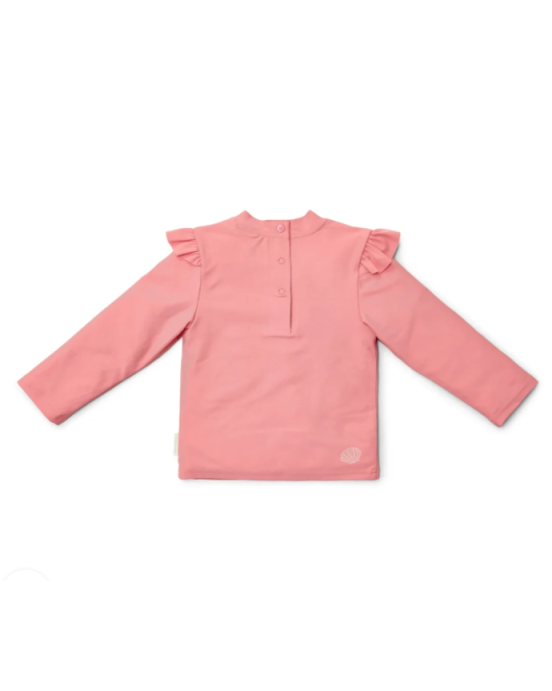 LITTLE DUTCH. Μπλουζάκι μακρυμάνικο με προστασία UV Ocean Treasures Rouge - Νο 86/92