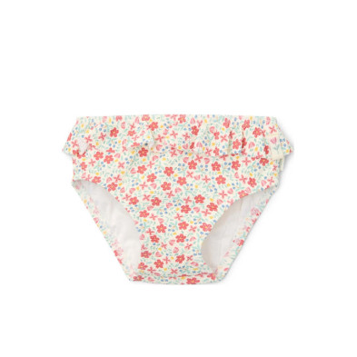 LITTLE DUTCH. Παιδικό μαγιό μπικίνι με βολάν Sunny Flowers Multi-colour - Νο 86/92