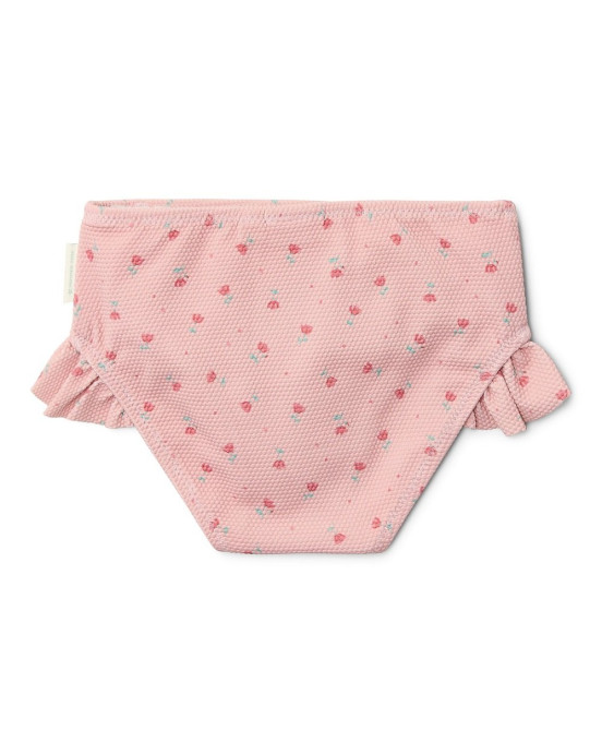 LITTLE DUTCH. Παιδικό σετ μπικίνι με βολάν Sunny Flowers Blush - Νο 86/92