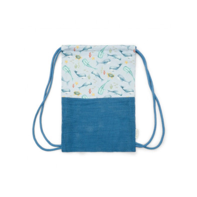 LITTLE DUTCH. Σακίδιο-τσάντα παραλίας Ocean Sea Life Multi-colour