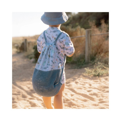 LITTLE DUTCH. Σακίδιο-τσάντα παραλίας Ocean Sea Life Multi-colour